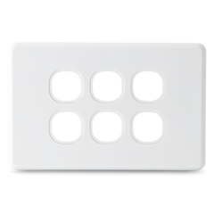 Classic 6 Gang - Wall Plate