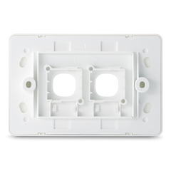 SLIM - 2 Gang Wall Plate