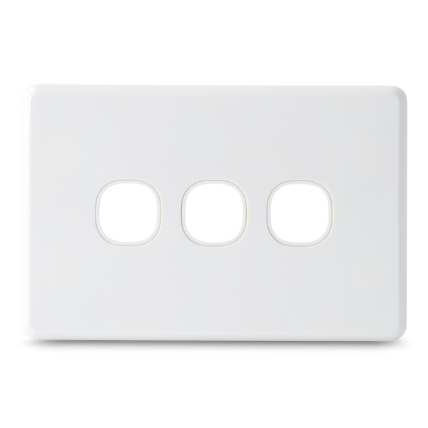 SLIM - 3 Gang Wall Plate