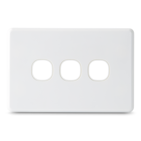 SLIM - 3 Gang Wall Plate