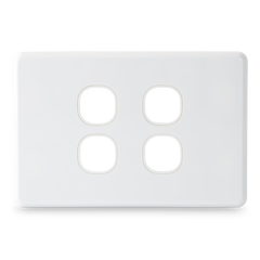 SLIM - 4 Gang Wall Plate