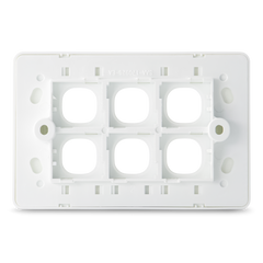 SLIM - 6 Gang Wall Plate