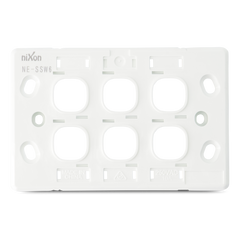 SLIM - 6 Gang Wall Plate