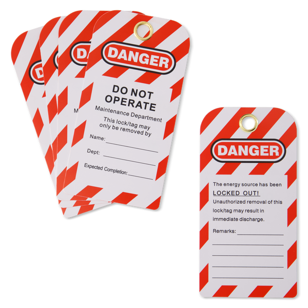10 x Lock Out Tags / Danger Tags