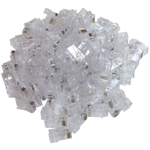 RJ45 Crimps - Cat 6 - 100 Pack