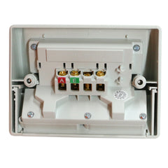 10AMP - Double Weatherproof Outlet with extra Switch - IP53