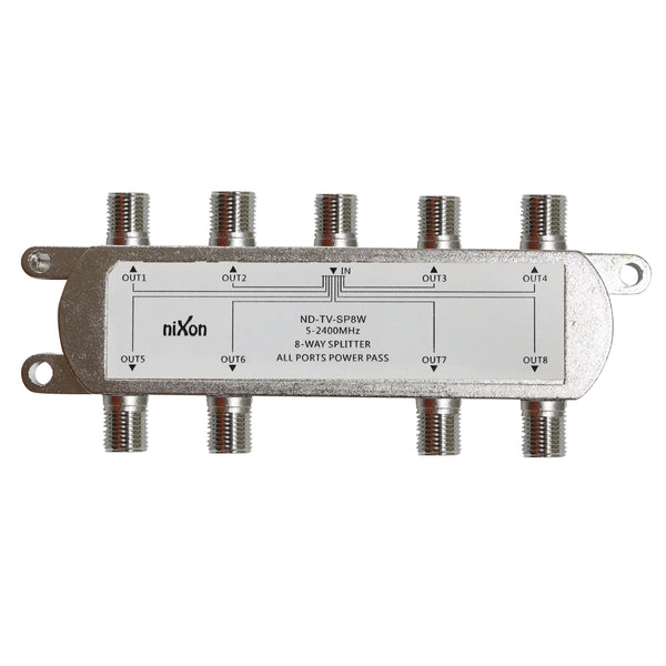 8 Way - TV Splitter - F Type
