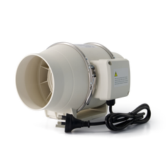 125mm - In-line Fan With Run On Timer