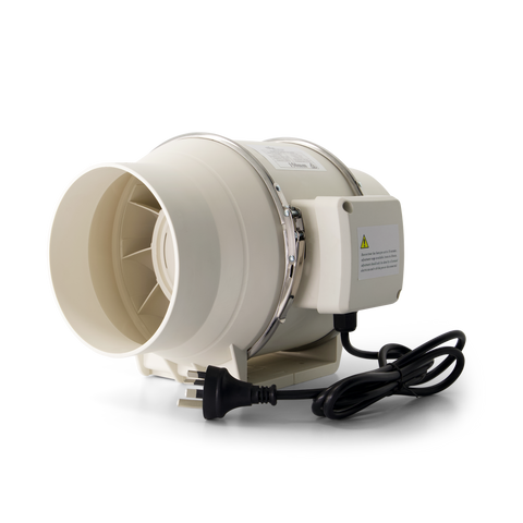 150mm - In-line Fan With Run On Timer