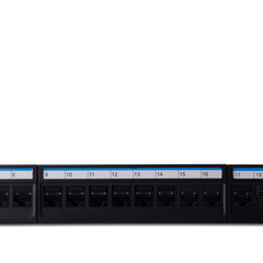 24 Port Patch Panel - RJ45 Cat 6