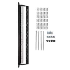 24 Port Patch Panel - RJ45 Cat 6