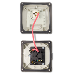 3PIN 10AMP - Combination Switched Socket Outlet - FLAT PINS
