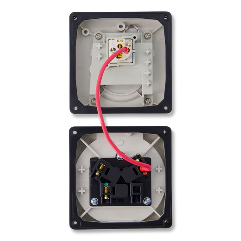 3PIN 15AMP - Combination Switched Socket Outlet - FLAT PINS