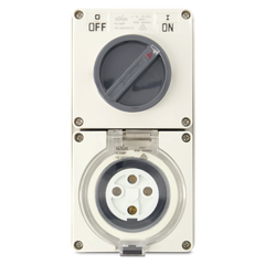 4PIN 10AMP - Combination Switched Socket Outlet