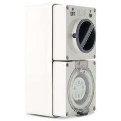 4PIN 10AMP - Combination Switched Socket Outlet