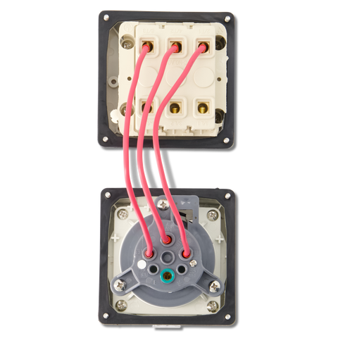 4PIN 10AMP - Combination Switched Socket Outlet