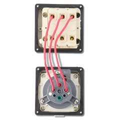4PIN 10AMP - Combination Switched Socket Outlet