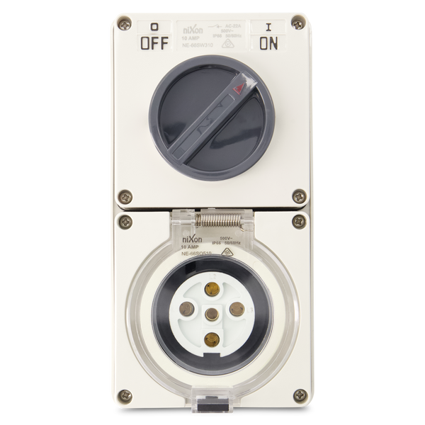 5PIN 10AMP - Combination Switched Socket Outlet