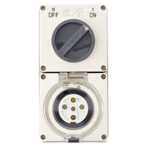 5PIN 10AMP - Combination Switched Socket Outlet
