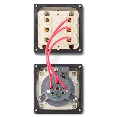 5PIN 10AMP - Combination Switched Socket Outlet
