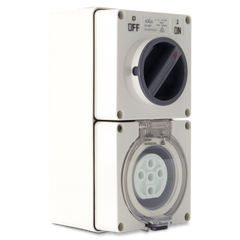 5PIN 20AMP - Combination Switched Socket Outlet