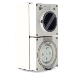 5PIN 32AMP - Combination Switched Socket Outlet