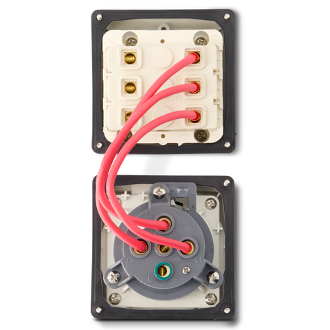 5PIN 32AMP - Combination Switched Socket Outlet