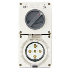 5PIN 40AMP - Combination Switched Socket Outlet