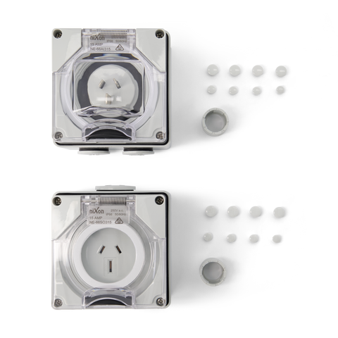 3PIN 15AMP - Appliance Inlet and Socket Outlet - KIT