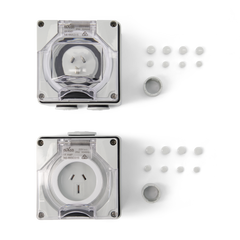 3PIN 15AMP - Appliance Inlet and Socket Outlet - KIT