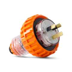 3PIN 10AMP - Straight Industrial Plug