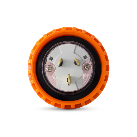 3PIN 10AMP - Straight Industrial Plug