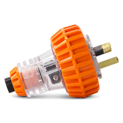 3PIN 10AMP - Straight Industrial Plug