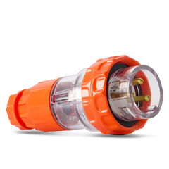 3PIN 20AMP - Straight Industrial Plug