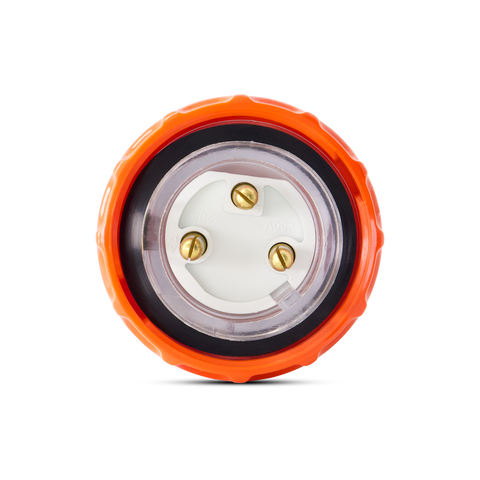 3PIN 20AMP - Straight Industrial Plug