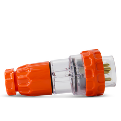 4PIN 10AMP - Straight Industrial Plug