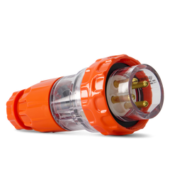 4PIN 20AMP - Straight Industrial Plug