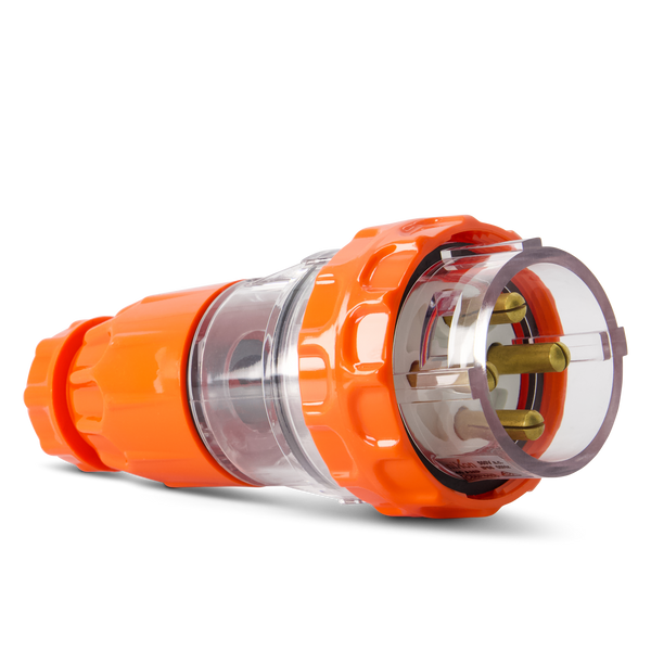4PIN 40AMP - Straight Industrial Plug