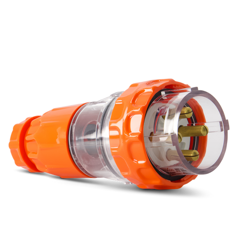 4PIN 40AMP - Straight Industrial Plug