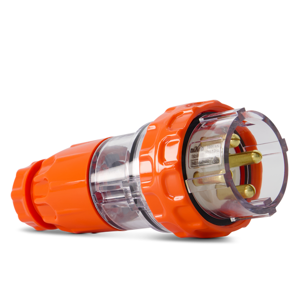 4PIN 50AMP - Straight Industrial Plug
