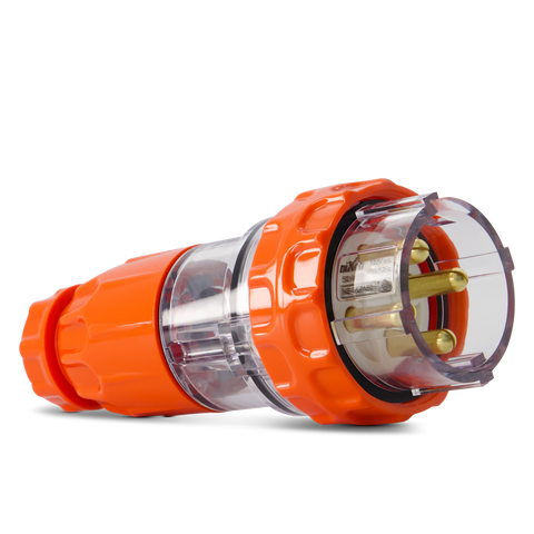 4PIN 50AMP - Straight Industrial Plug