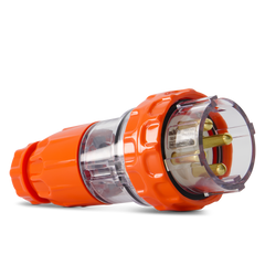4PIN 50AMP - Straight Industrial Plug