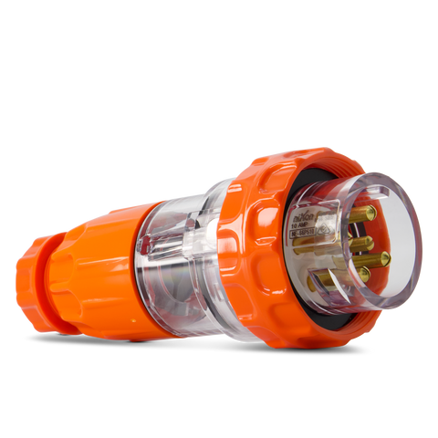 5PIN 10AMP - Straight Industrial Plug