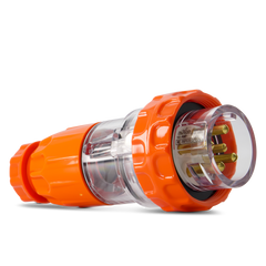 5PIN 10AMP - Straight Industrial Plug