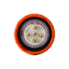 5PIN 10AMP - Angled Industrial Plug
