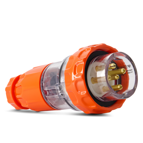 5PIN 20AMP - Straight Industrial Plug