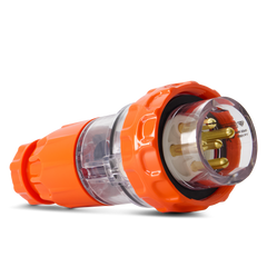 5PIN 20AMP - Straight Industrial Plug