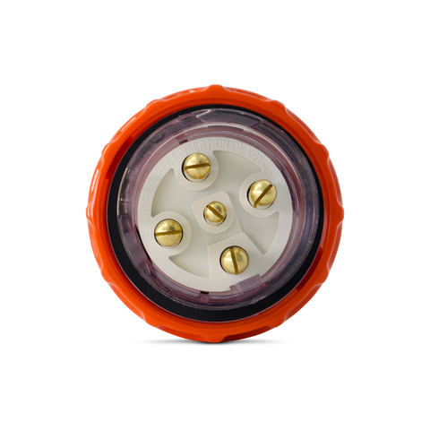 5PIN 32AMP - Angled Industrial Plug