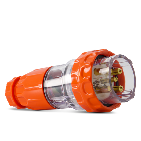 5PIN 40AMP - Straight Industrial Plug