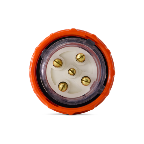 5PIN 40AMP - Straight Industrial Plug